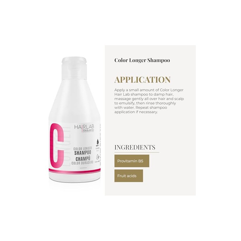 Salerm Color Longer Shampoo, 10.6 Ounce/300 ml