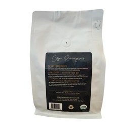 Healthy Bean Organic Low Acid Coffee Beans - USDA Organic Mold-Free, Superfood Infused, Clean and Healthy - Low Acid for Sensitive Stomachs - Semi-Dark Roast Coffee Beans, 10oz (1-Pack)