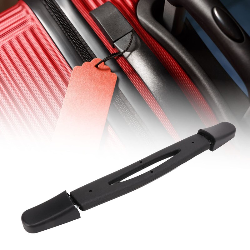 Alomejor Plastic Luggage Pull Handle Black Flexible Spare Strap Handle