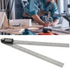 Digital Angle Finder LED Display Stainless Steel Metric Imperial 360°