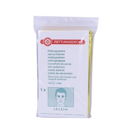 Emergency Blanket Extra Large Emergency Blanket Rescue Sheet Size: 1.6Â x 2.4Â m Wrapped in Bandages Various Quantities Available, , ,