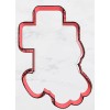 He is Risen Cross 3D Printed Cookie Cutter - Mini