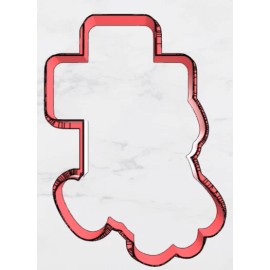 He is Risen Cross 3D Printed Cookie Cutter - Mini - 2 inch