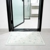 Floral Non Slip Bath Mat, Rubber Backing Ultra Thin Spring