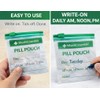 50 x Pill Pouch/Pill Bag with Slider Zip Closure –