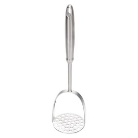 Brigii Potato Masher, Dual Arc for Easy, Labor-Saving Mashing, 304 Stainless Steel, Sturdy and Durable One-Piece Potato Press, Dishwasher Safe, for Potatoes and More