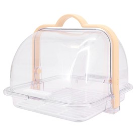 Beowanzk Bread Box to Keep Bread Fresh,Bread Bins for Kitchen,Bread Storage Containers,Transparent Breadbin with Dustproof Cover and Handle,BPA-Free