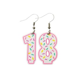 Birthday Candle Earrings Age 18