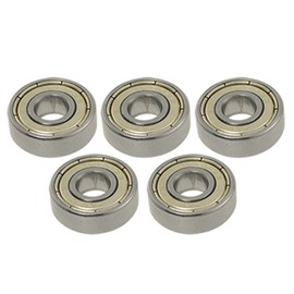sourcing map 5 Pcs Deep 8mm x 22mm x 7mm Groove Ball Wheel Bearings