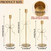 Bow Candle Holder - Bow Candlestick Holder Set of 3