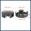 INFINAUTO 4 Pcs 62mm 4 Lugs Black Car Wheel Center