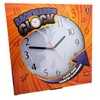 Zugar Land Funny Black Backwards Joke Wall Clock (9") Large