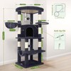 Globlazer C51 Corner Cat Tree Condo for Indoor Cats, 51in