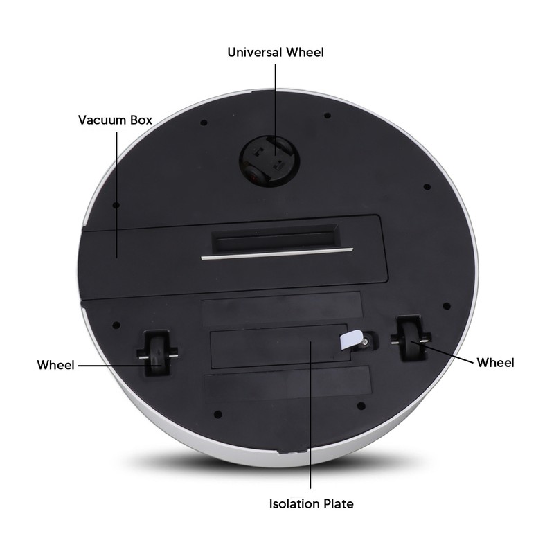 Robotic Vacuum Cleaner Strong Suction Automatic Self Charging Intelligent Sweeping