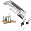 WTUSGA Mini Can Opener, 2 Pcs Mini Can Opener Stainless
