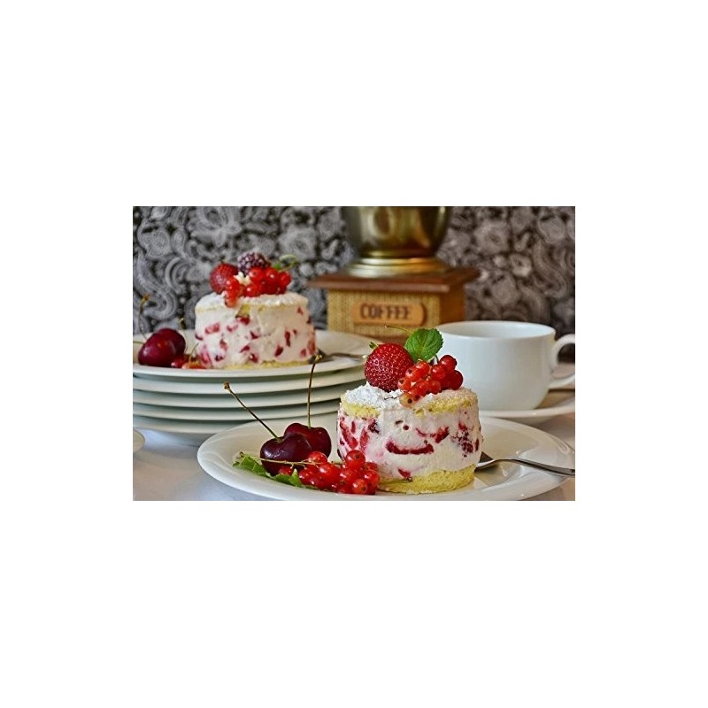 Hiware 4-Inch Mini Springform Pan Set - 4 Piece Small