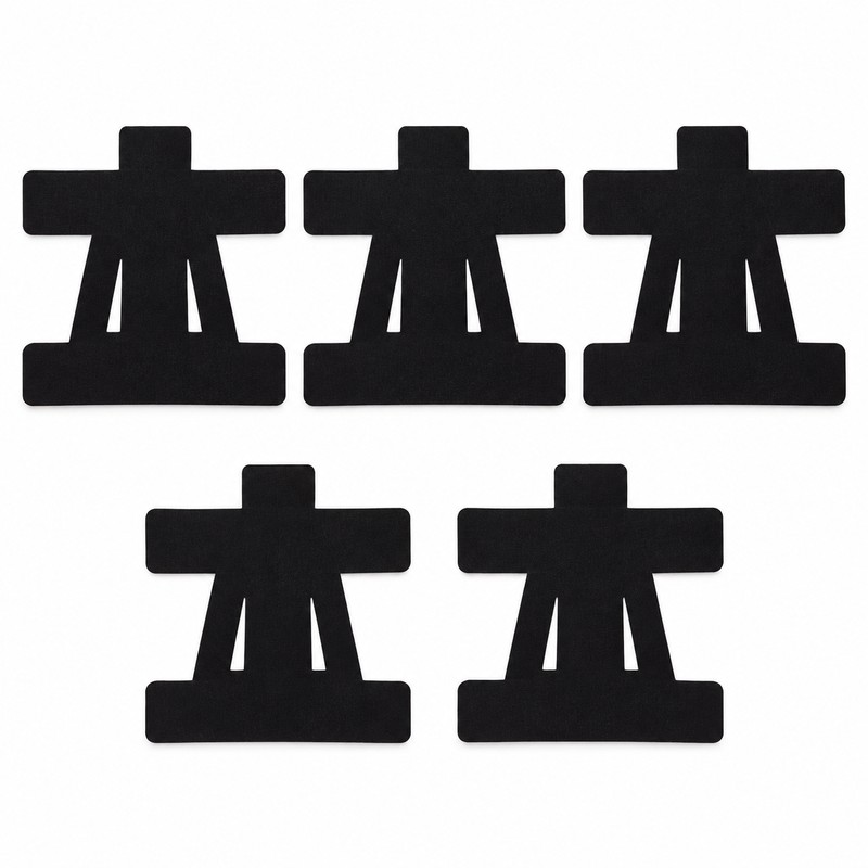 5-Pack Precut Shoulder Kinesiology Tape, Waterproof Breathable Elastic Sports Support