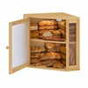 Furshus Corner Bread Box for Kitchen Countertop,Bread Storage for Homemade
