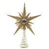 Gisela Graham Gold Glitter & Jewel Tree Top Star -