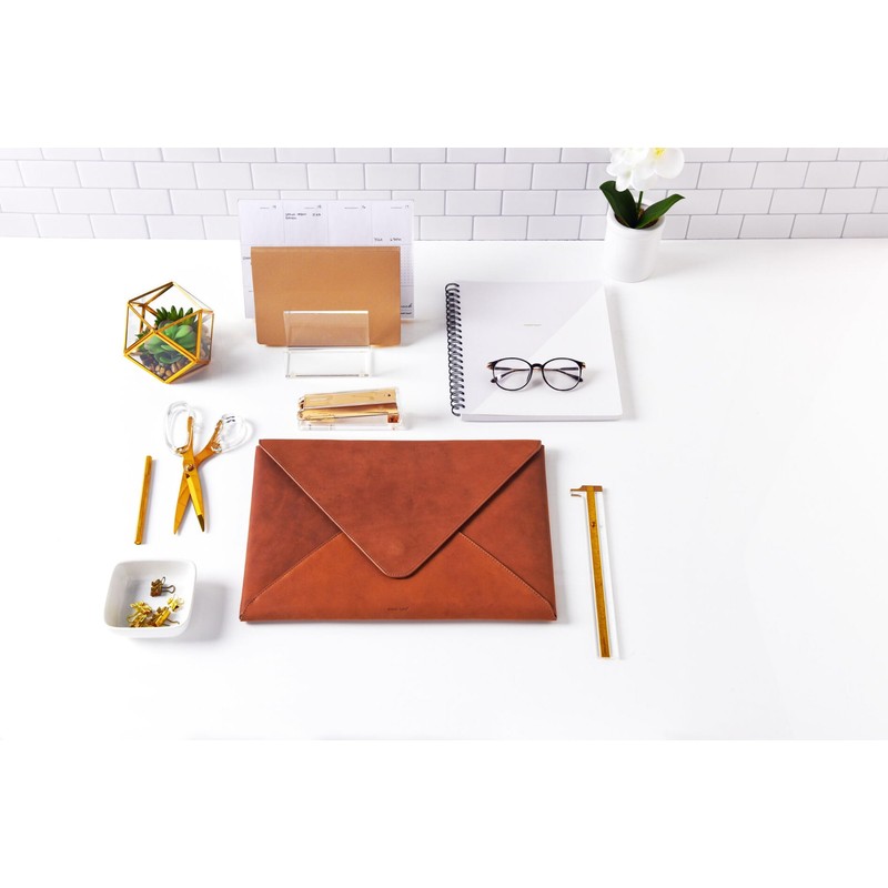 russell+hazel Acrylic Scissors, Left or Right Hand, Clear and Gold-Toned,