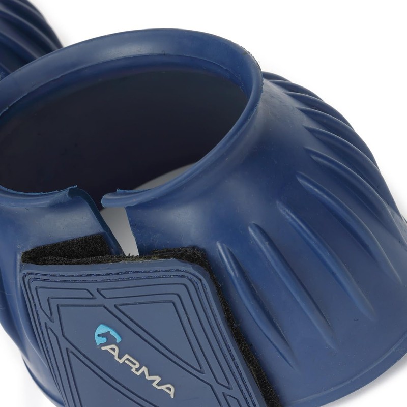 Shires ARMA Touch & Close Over-Reach Boots Large Royal Blue