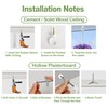 Aidoclip 2PCS Ceiling Hooks for Hanging Plants,Heavy Duty Plant Swag