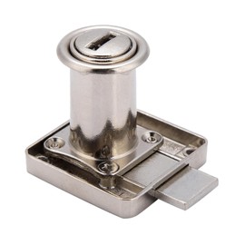 Single Point Security Furniture Lock Cabinet Drawer Cupboard Cam Lock with Keys for Display Cabinet Drawer Household Office (138-32)