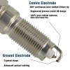 CNPAPC 6X Spark Plugs + Wire & Ignition Coil For