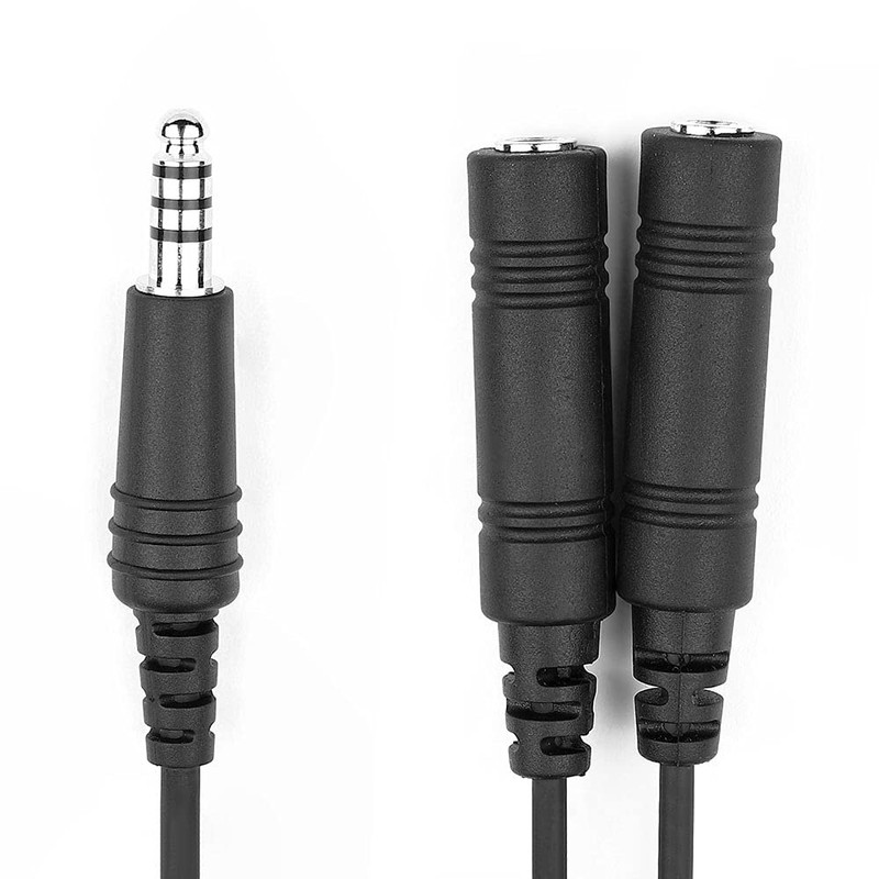 R SPIDER WIRELESS GA Headset to Helicopter Adapter
