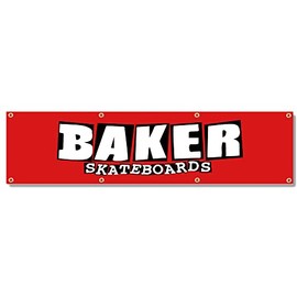 KasFlag Skateboard Banner Flag 2x8ft (150D Poly HD Printing) College Room Dorm Decor Wall Decor Man Cave