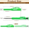 Hiboom 2 Pack Solid Carpenter Pencils with Pencil Cap and