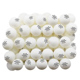 50-Pack 3-Star 40+ ABS Ping Pong Balls, Advanced Training Table Tennis Balls for Beginners and Professinals, with Good Spin and Bounce, Ideal for Indoor and Outdoor, Entertainment Games