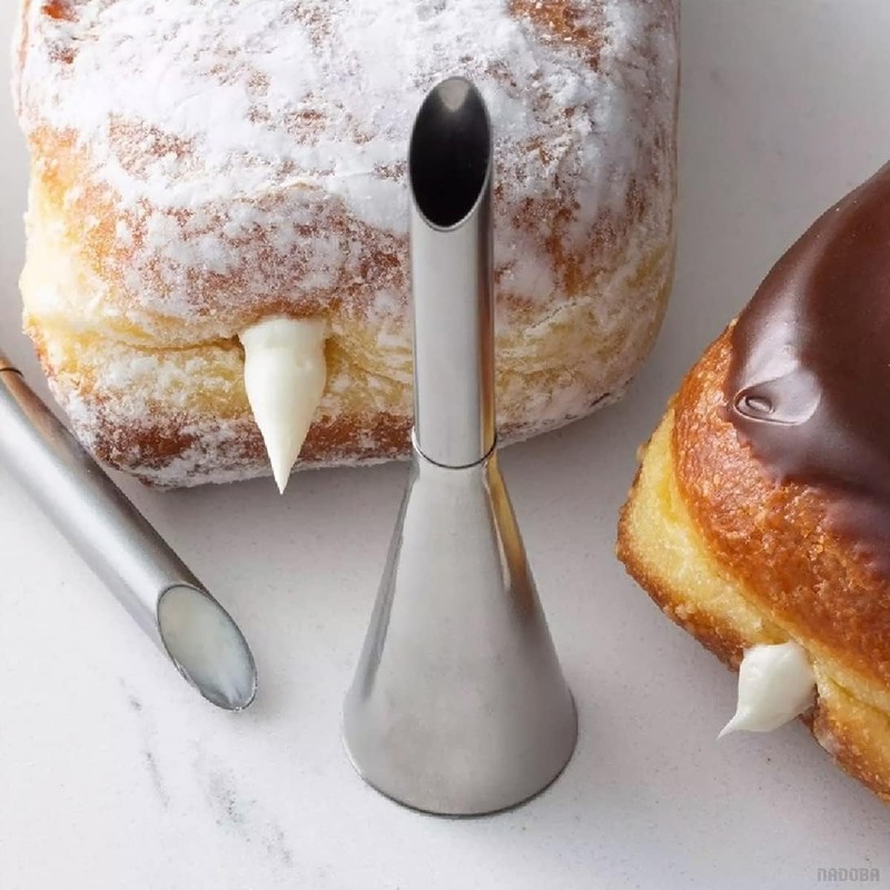 Juego de 3 boquillas de acero inoxidable para decoración de