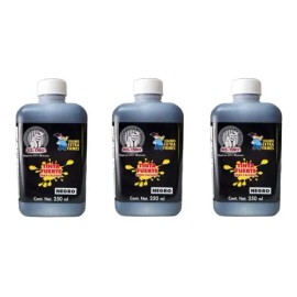 3 Tintas Oso Color Negro 250ml Para Calzado De Piel