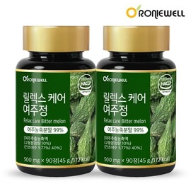 Roninwell [로니웰] 릴렉스케어 여주정 90정 x 2개 (총 6개월분) [Loniewell] Relax Care Bitter Melon 90 Tablets x 2 Packs (Total 6 Months Supply)