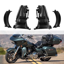 Unbranded Black Fairing Air Duct Set For Harley Davidson Road Glide Models 2015-2024 New