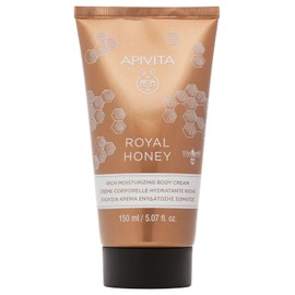 Apivita Royal Honey Body Cream For Dry Skin 150ml - A Velvety Moisturizing Body Cream With Honey & Essential Oils - It Deeply Moisturizes & Nourishes Dry Skin