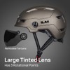 ILM Adult Bike Helmet with USB Rechargeable LED Front and