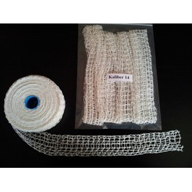 5 m Kaliber 14 Barbecue/Rolled Roast Netting/Smoke Net for Filling with a diameter of 100 mm