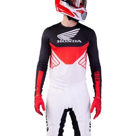 Fox Racing Black/Red/White Sz XL Flexair Honda Motocross Jersey