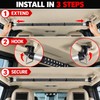 Adjustable Car Clothes Hanging Rod, 35.8-64.4 Inch Retractable Interior Garment