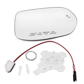 ATFOEEN Mirror Glass with Blind Spot Detection & Heated & Backing Plate Compatible with Honda CRV 2017 2018 2019 2020 2021 2022, Right Passenger Side