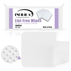 NXJ INFILILA NXJ INFILILA Lint Free Nail Wipes Nail Polish Remover 1000PCS Super Absorbent Soft Nail Pliosh Remover Pads Wipes Lint Free Wipes Nail Wipes