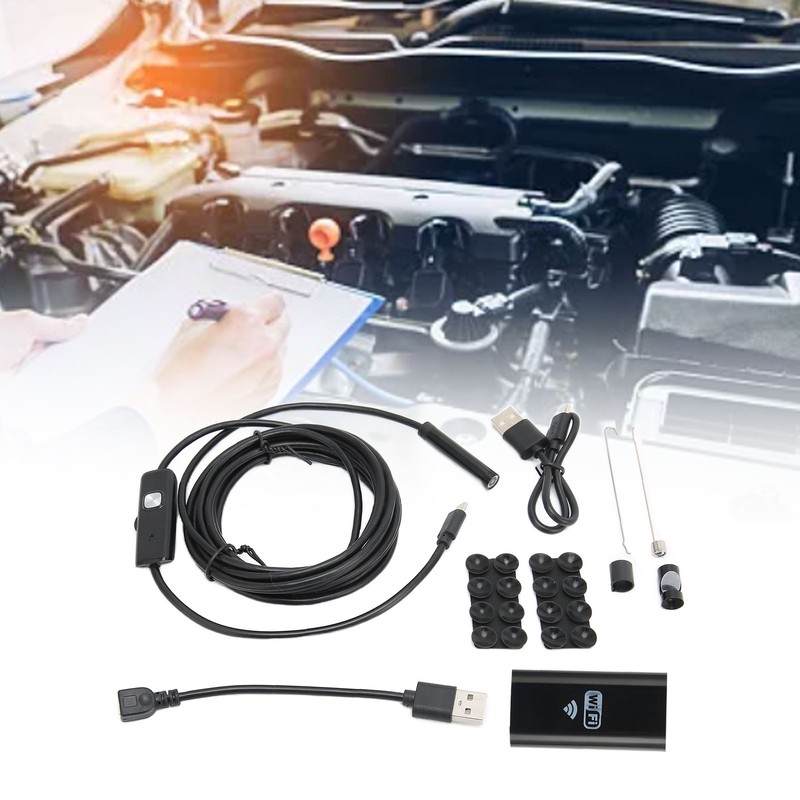 Wireless Inspection Camera IP67 Waterproof 720P HD WiFi Endoscope with