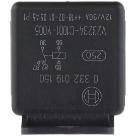 Glow Plug Relay 0332019150 Normal Open Mini Relay - 5 Pins, 12 V, 30 A
