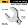Titan 17670 7-Piece 1/2-Inch Drive Metric Jumbo Crowfoot Wrench Set