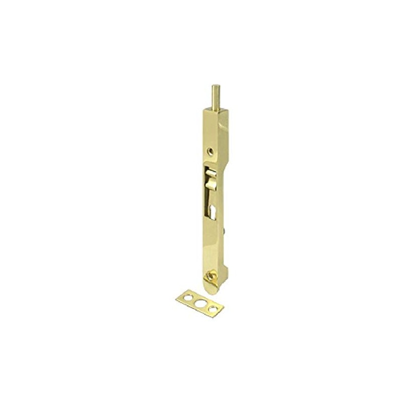 Deltana 7FBR3 HD Solid Brass 7-Inch Flush Bolt