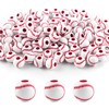AUEAR AUEAR, 100 Pack Baseball Beads 12mm for Sport Jewelry