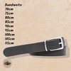 shenky Ledergürtel glatt | 2cm Breite | Gürtel mit Gürtelschnalle
