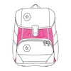 Step by Step Neon Pull-Over for 2-in-1 Plus School Bag,
